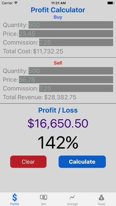 Screenshot #1 pour Stock Target Calculator Pro