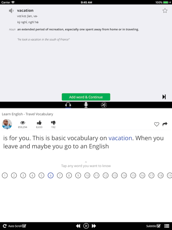Screenshot #6 pour Vocabuilder - Learning English