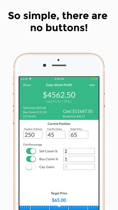 Easy Stock Profit Calculator screenshot 2