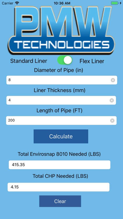 Resin Calculator