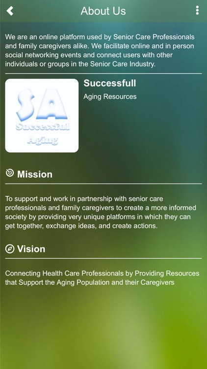 Successful Aging Resources