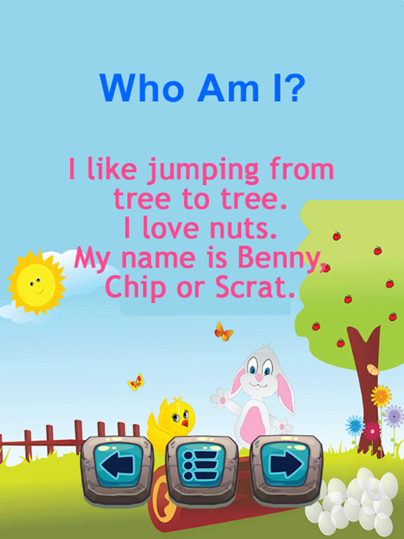 Fun A-Z Animals Riddles Games iPad screenshot