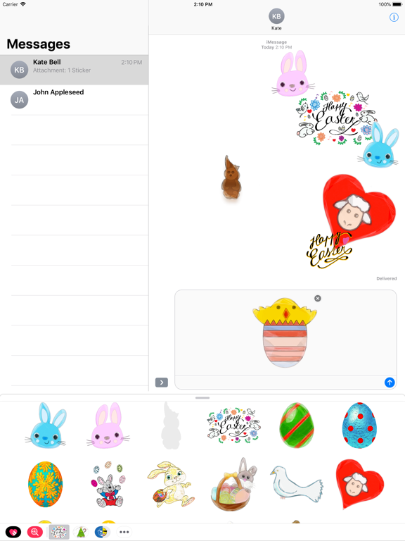 Screenshot #4 pour Easter. The stickers