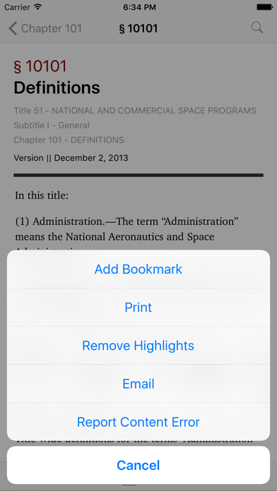 How to cancel & delete 51 USC - Nat'l and Comm. Space (LawStack Series) from iphone & ipad 3