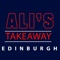 Ali's Takeaway is based in Stenhouse cross and with the range of delicious Turkish Kebabs, Flamed Burgers, Italian Pizzas and Freshly Baked Potatoes is among the top takeaways in Edinburgh