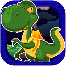 Activities of Dinosaurs park magic puzzle