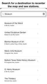 Bike Stations Austin screenshot