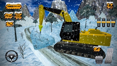 Snow Plow Truck Driver Game screenshot 1