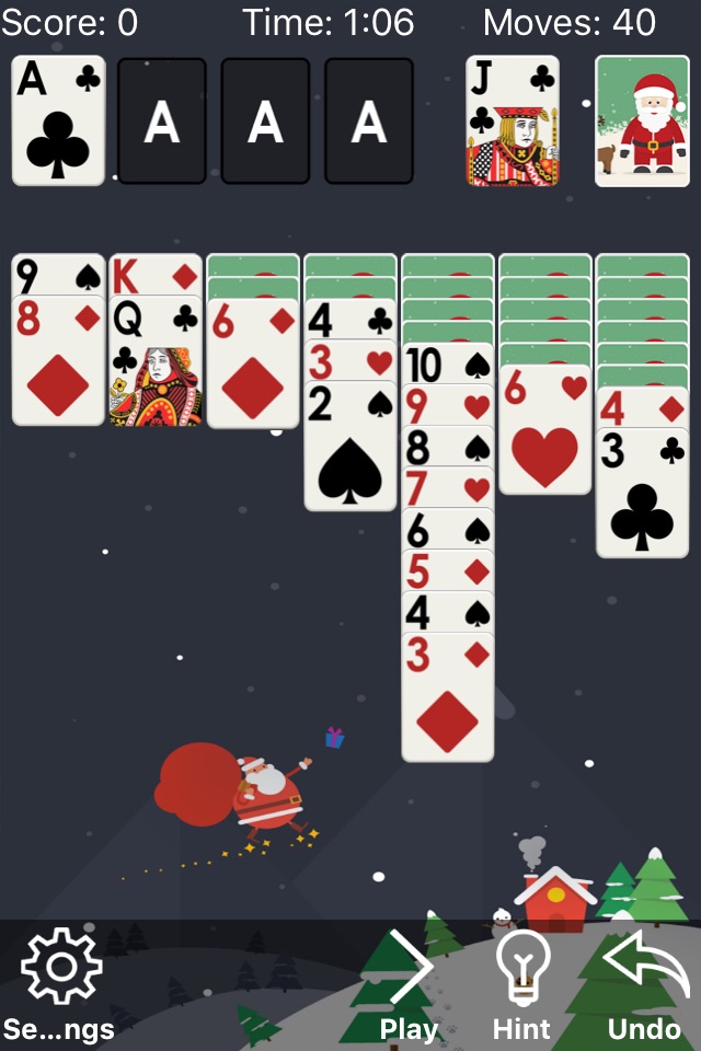 Klondike Solitaire: Christmas screenshot 2