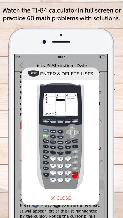 TI 84 Graphing Calculator Man. Screenshot