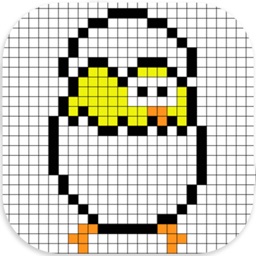 Pixel Coloring Cartoon Number