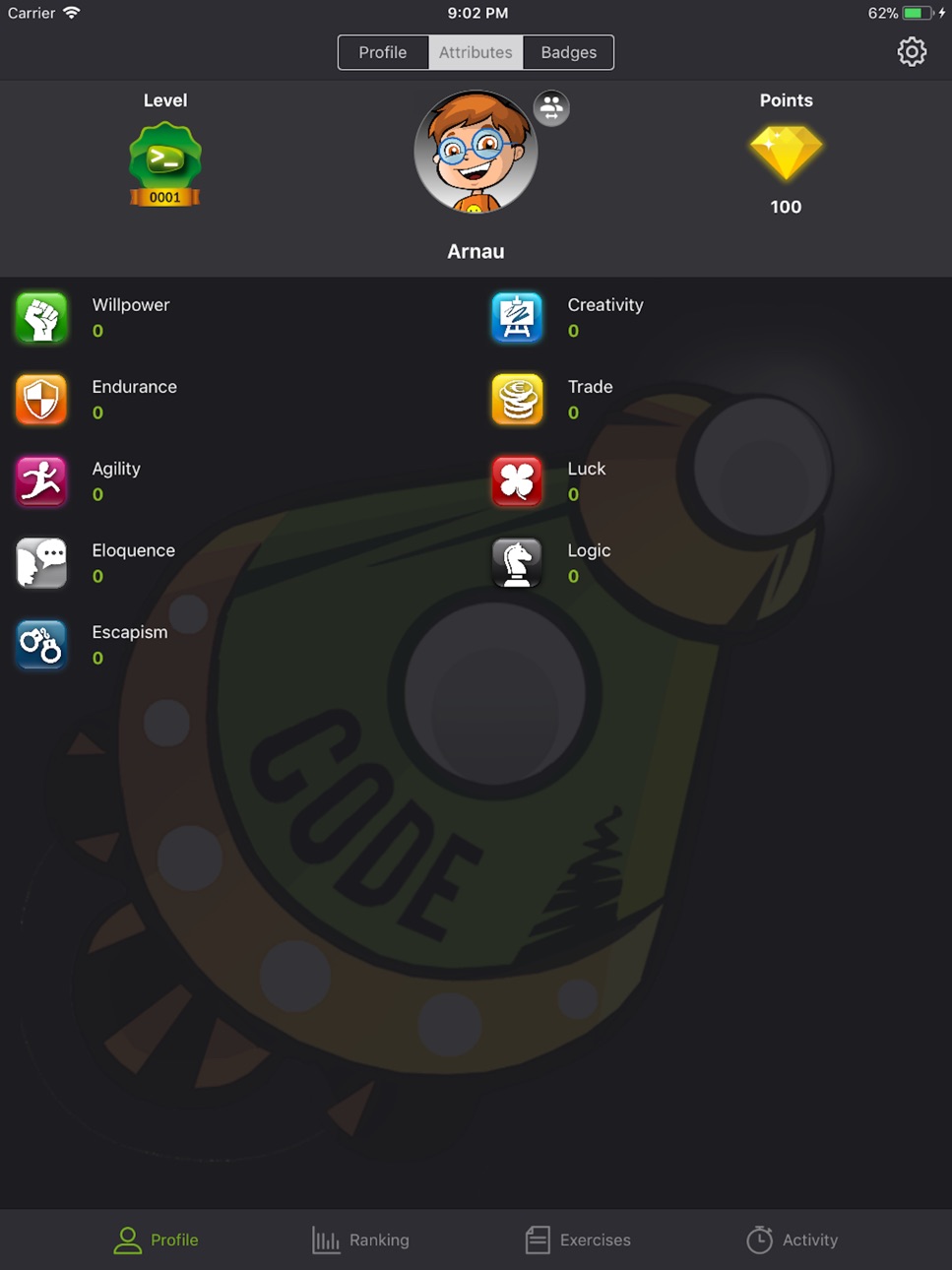 iPad screenshot