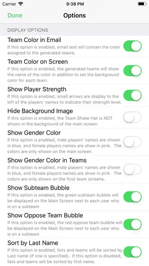 Screenshot von Team Shake auf dem iPhone 10