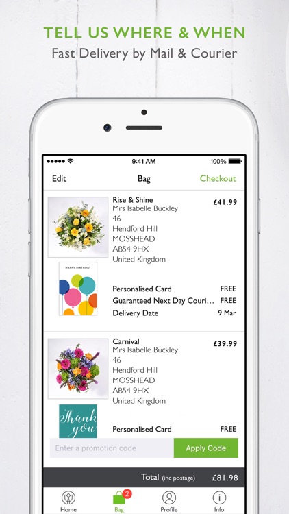 Postabloom Flower Delivery App screenshot-4