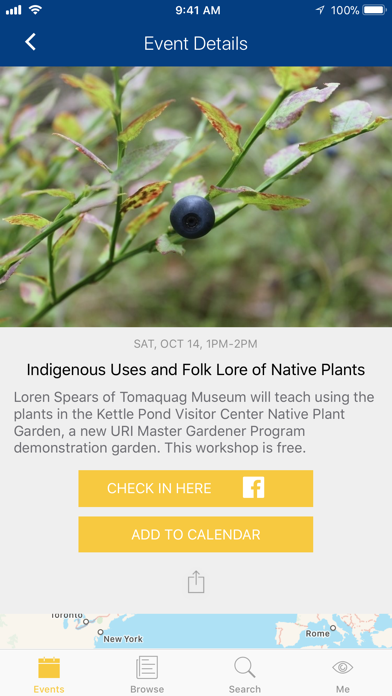 Screenshot #2 pour URI Events