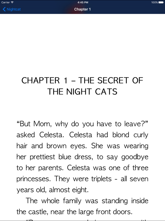 Kitty Castle Books iPad screenshot 4 - Book app