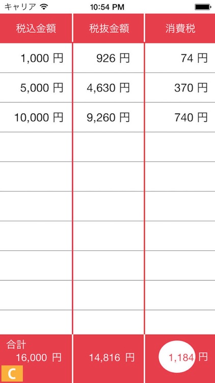 消費税8%計算機