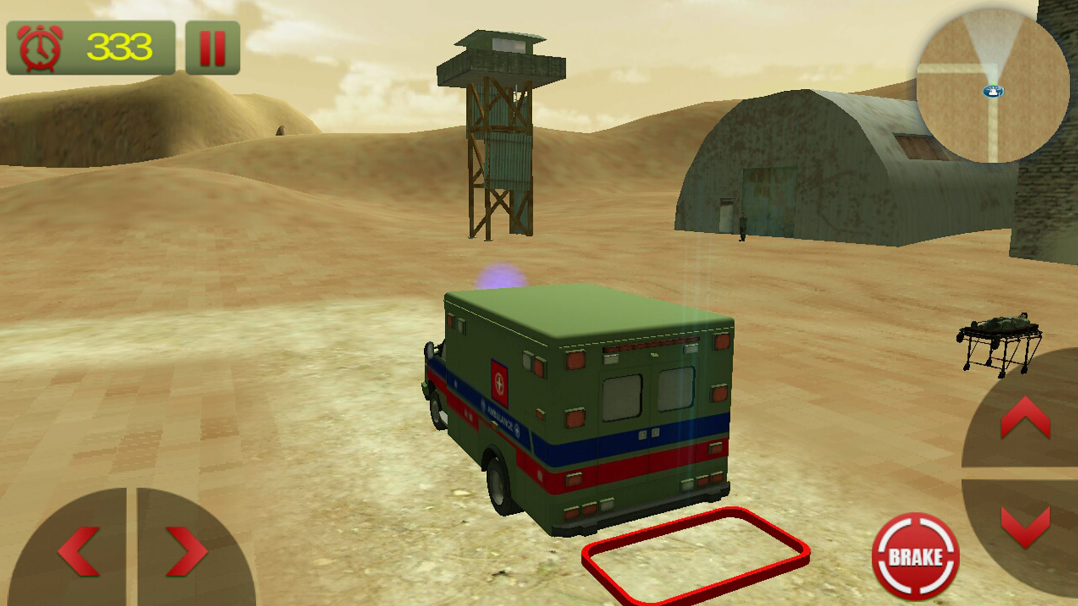 US Army Ambulance Rescue Game