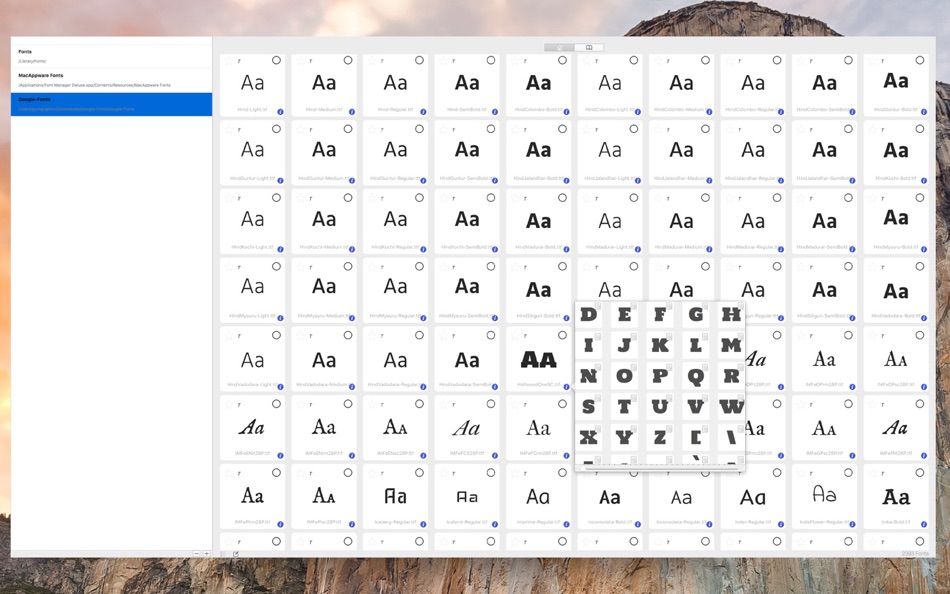 Font Manager Deluxe - 1.2 - (macOS)