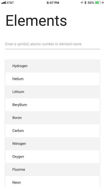 ChemTables - Periodic Table