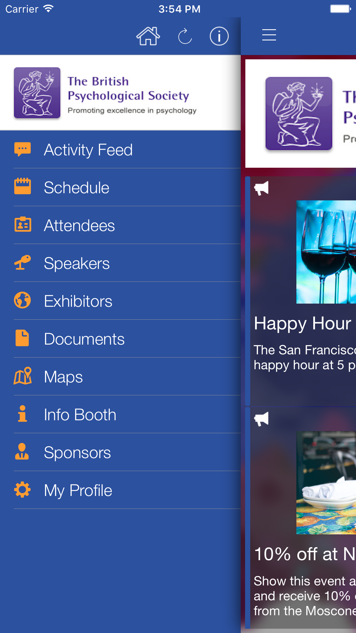 BPS Events App screenshot 3
