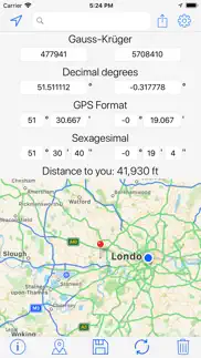 gauss-krüger coordinates tool iphone screenshot 3