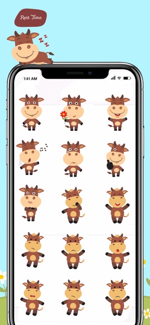 Animated Moody Cow(圖2)-速報App
