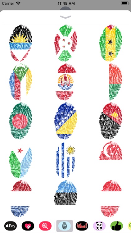 Fingerprint Flags Sticker Pack screenshot-9