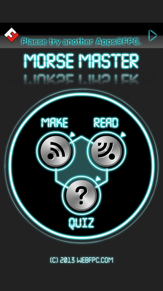 #1. Morse Master Lite (iOS) Podle: HIROAKI TSUKASHIMA