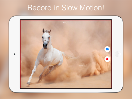 SlowCam iPad app afbeelding 1