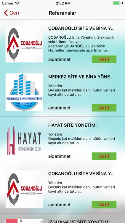 Çobanoğlu Bina Yönetimi