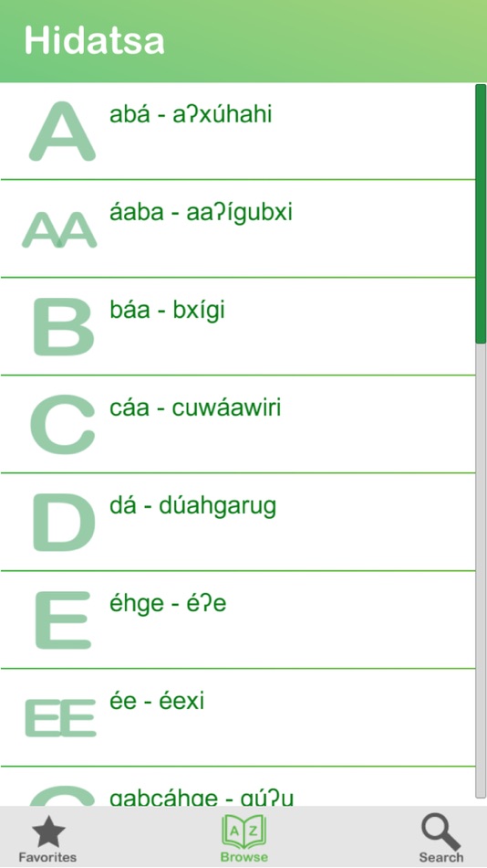 #4. Hidatsa Dictionary (iOS) 由: The Language Conservancy, Inc.