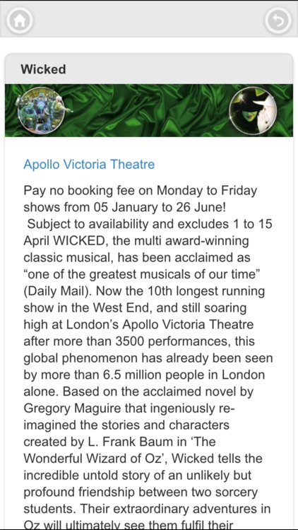 London West End Theatre Ticket screenshot-3