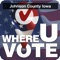 WhereUVote for Johnson County Iowa provides a quick and easy way to find a location to vote early or find your polling place on Election Day in Johnson County no matter where you are