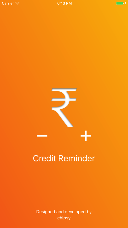 #1. Credit Reminder (iOS) 由: Chipsy Information Technology Services