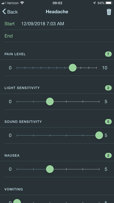 Migraine Coach screenshot 3