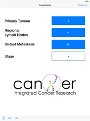 lung cancer tnm staging tool ipad capturas de pantalla 1