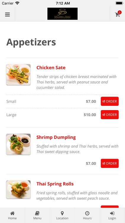 Splash of Thai Restaurant