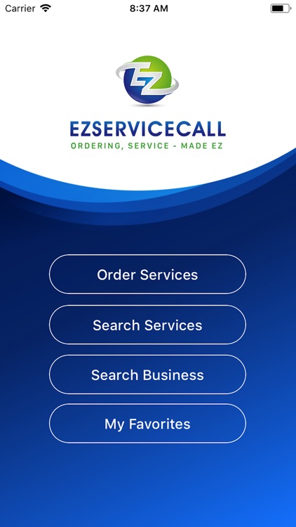 EZ Home Services Ordering APP