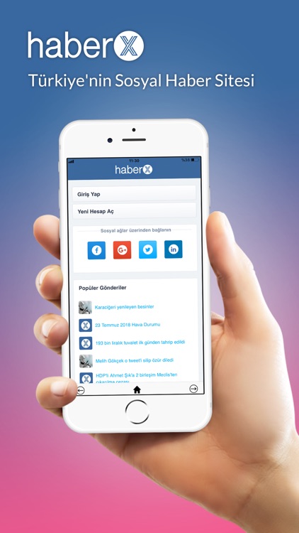 HaberX | Yeni Sosyal Medya