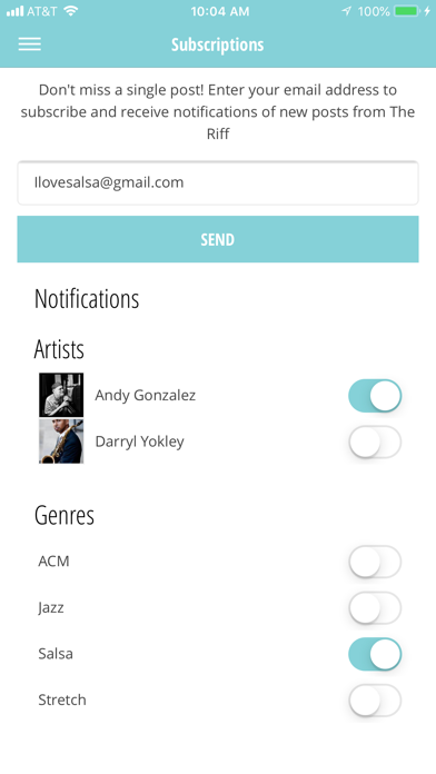 The Riff: Music News iPhone screenshot 6 - Entertainment app