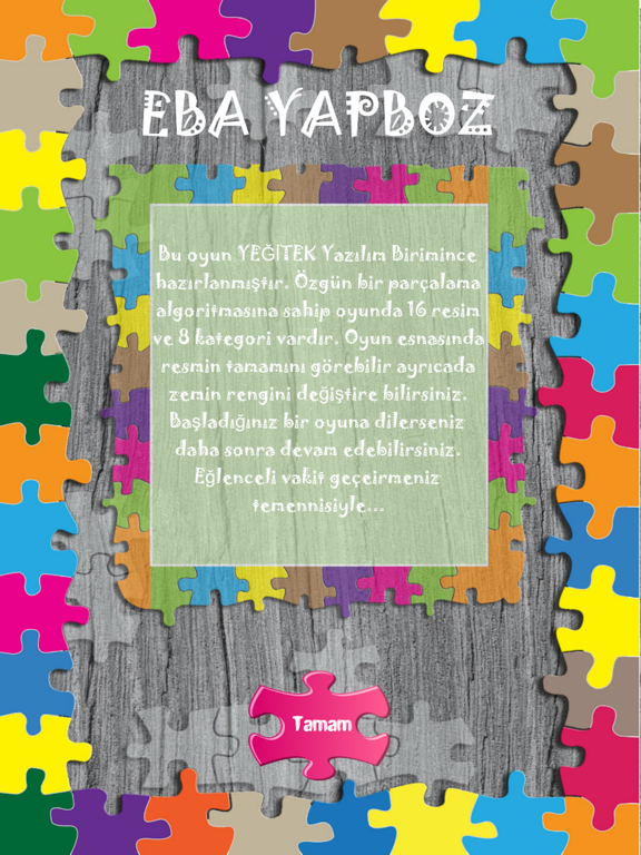 Screenshot #5 pour EBA Yapboz