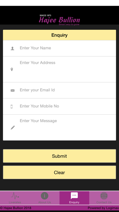 Hajee Bullion screenshot