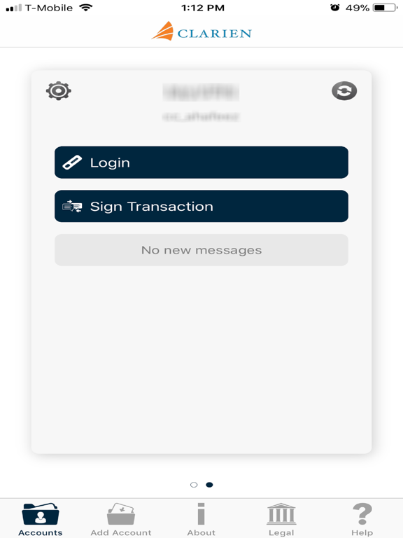 Screenshot #4 pour Clarien Soft Token