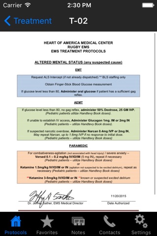 HAMC/Rugby EMS Protocols screenshot 3