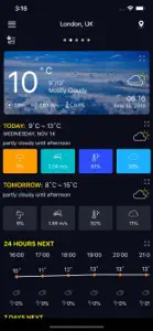 Accurate Weather forecast &map screenshot #1 for iPhone