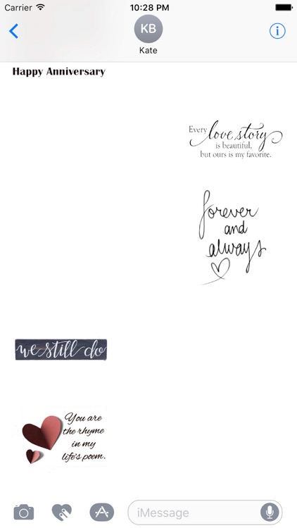 Happy Anniversary Love Sticker Pack