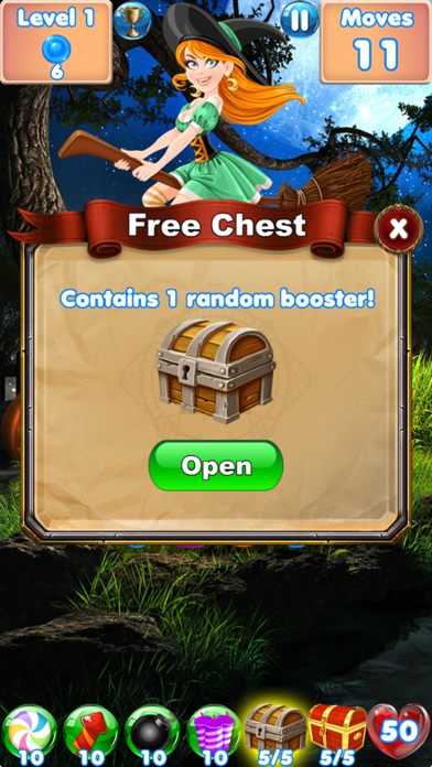 Candy Halloween Games Match 3 Screenshot