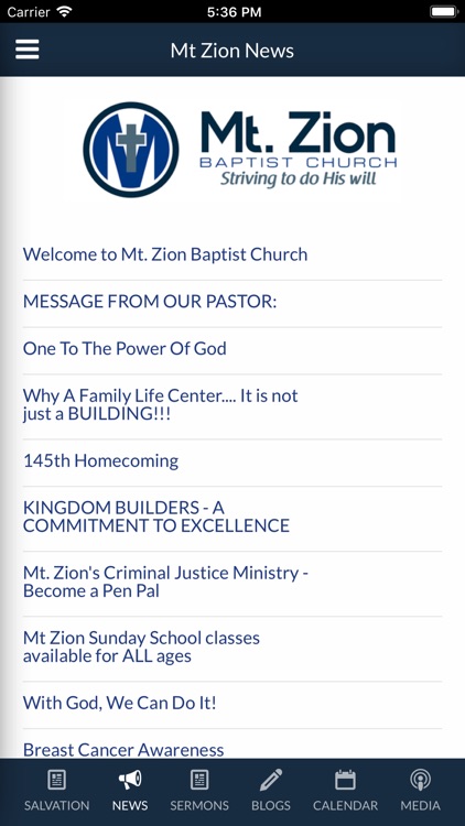 Mt. Zion Baptist Church Austin screenshot-3