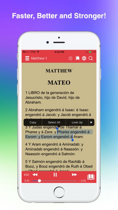 Spanish Bible Español Audioのおすすめ画像4